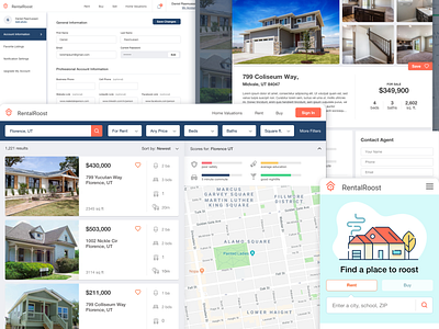 Forgotten Real Estate Site brand dashboard filtering real estate real estate app row search sort table