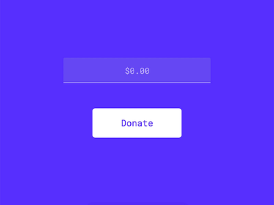Donate button animation by Aaron Iker on Dribbble