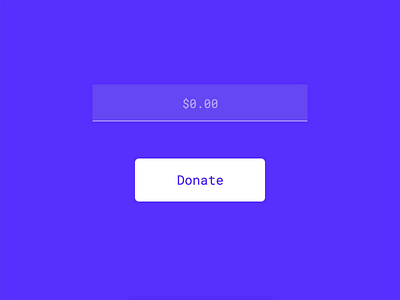 Donate Button animation button button design charity concept donate donation interaction purple submit ui