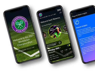 Wimbledon Redesigned design mobile sports ui ux