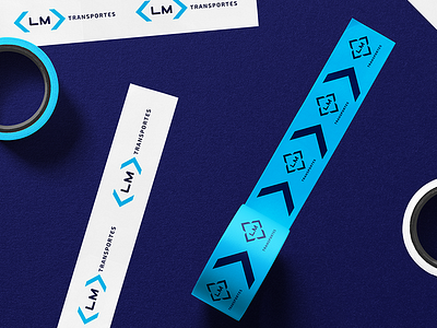 LM Transportes branding design identity logo visual identity