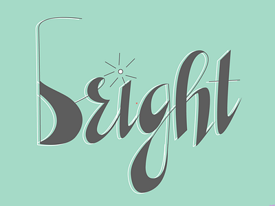 hand lettering to vector