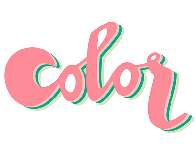 color art calligraphy color colorful graphicdesign handlettering lettering script type typespire typography