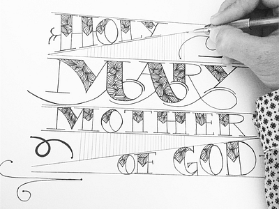 hand lettering