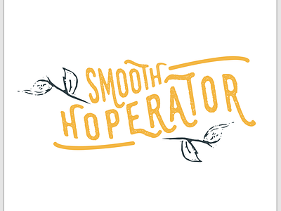 Smooth Hoperator - logo concept beer brewery clever concept craft design graphicdesign logo pun wit witty