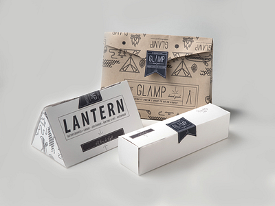 Glamp Brand Goods branding camp camping clever glamp graphicdesign package packagedesign packaging witty
