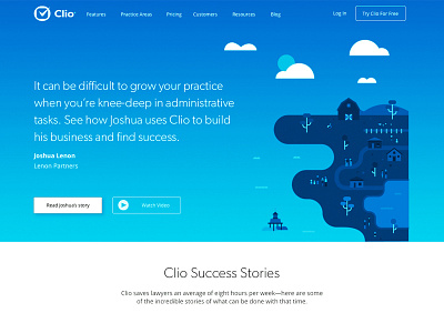 Clio Customer Success Page
