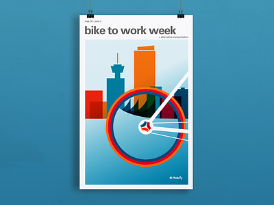 Bike To Work Week Poster