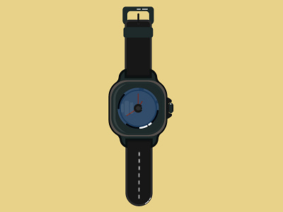 Time to watch on your watch app art branding design flat illustration logo time ui ux vector