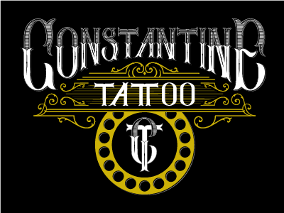 Constantine Tattoo Lettering/Branding