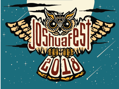 Approved Logo For Joshuafest festival illustration illustrator logo owl