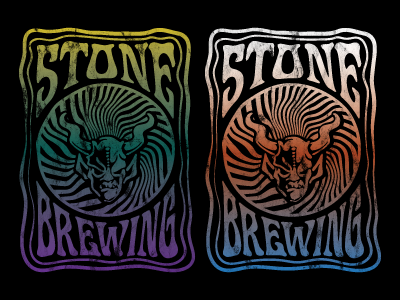 Stone Groovy T-Shirt 60s apparel beer gargoyle microbrewery psychadelic sixties stone stone brewing stoner t shirt
