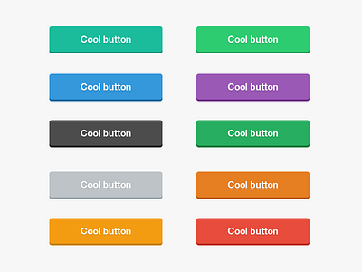 Cool Flat Buttons PSD buttons cool download elements flat free freebie psd ui