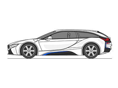 BMW i8 Shooting Brake Concept