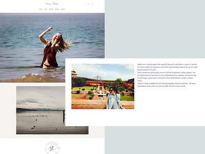 Photography Portfolio Site branding design interface landing page logo photograhy portfolio ui ux web website