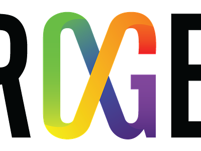 Infinity "OG" Lettermark autism designing against ableism infinity rainbow spectrum