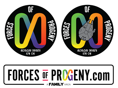 ForcesOfProgeny.com Logo Options blog fandom identity infinity personal branding star wars