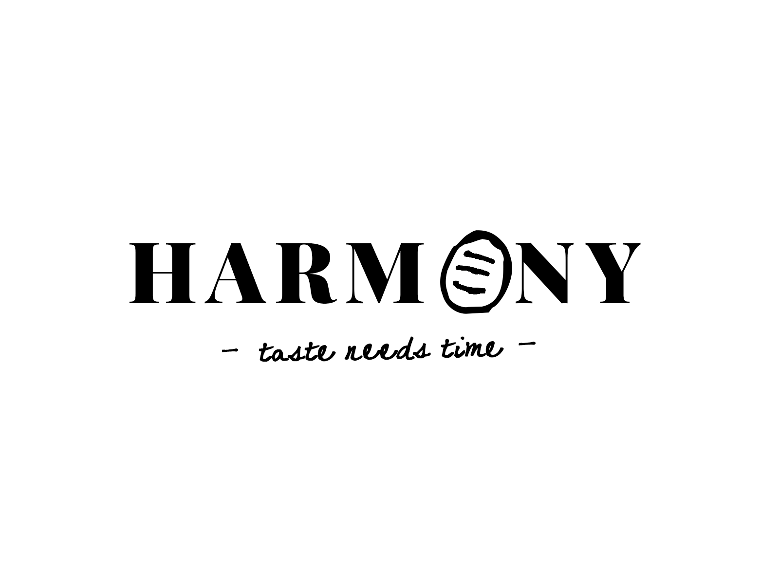 Harmony baking branding bread logo slow food
