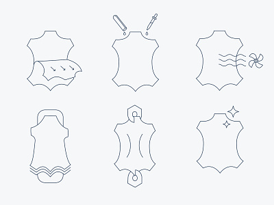 Weinheimer Leder - process icons brand branding calf icons leather logo process rio creativo tannery
