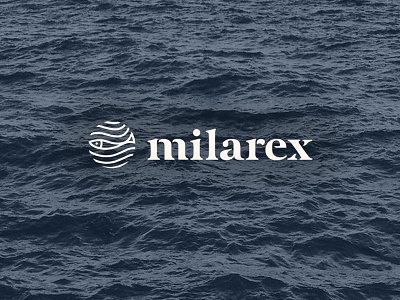 Milarex fish industry logo ocean sea