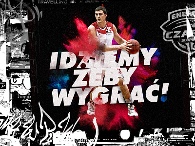 Czarni Słupsk No2 basketball game play playoff playoffs plk poster sport