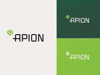 APION - logo branding ci development land logo mark marker pin places real estate