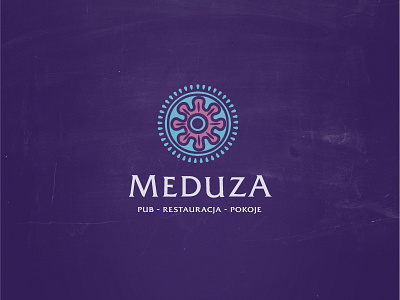 Meduza bar circle guest house logo meduza restaurant rio creativo riocreativo round