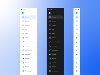 Sidebar Navigation