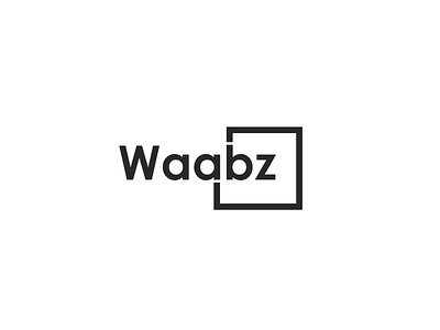 Waabz Logo design brand identity branding design flat icon identity illustrator india logo morden vector web