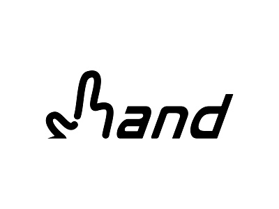 Hand Typography Logo creative hand logo logo design minimal modern typogaphy wordmark