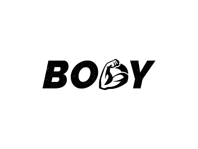 Body Logo body body building body logo branding company creative d muscle exercise fitness logo logo design logodesign logotype minimal modern muscle muscle d logo muscle logo vector wordmark