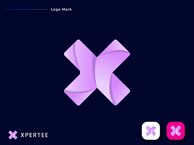 Xpertee Logo Design abstract branding colorful company logo logodesign modern professional x x letter logo xpert