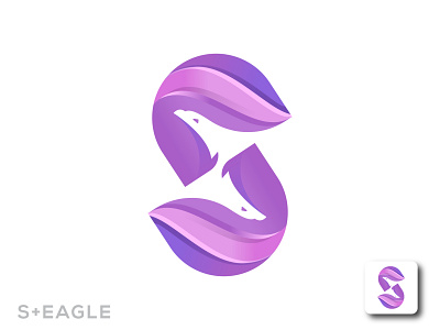 S Eagle Logo abstract bird branding colorful company creative eagle logo logodesign modern professional s letter logo s logo