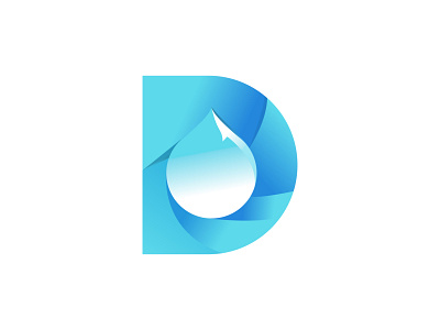 Drop Logo abstract branding colorful company creative d drop logo logodesign logodesigner logomaker modern professional water