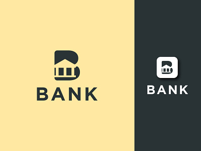 Bank Logo b logo bank banking branding building creative logo logodesign minimal minimalist modern