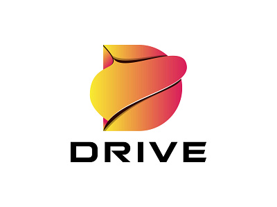 Drive - D Letter Logo Design abstract branding colorful creative d d letter logo d modern logo design logo modern