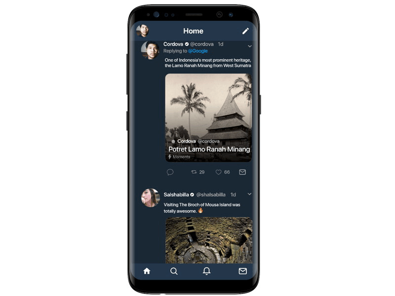 Twitter framer framer js prototype twitter ux