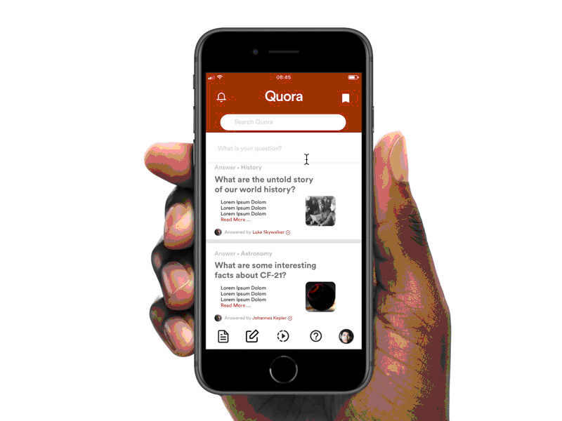 GIF of Quora