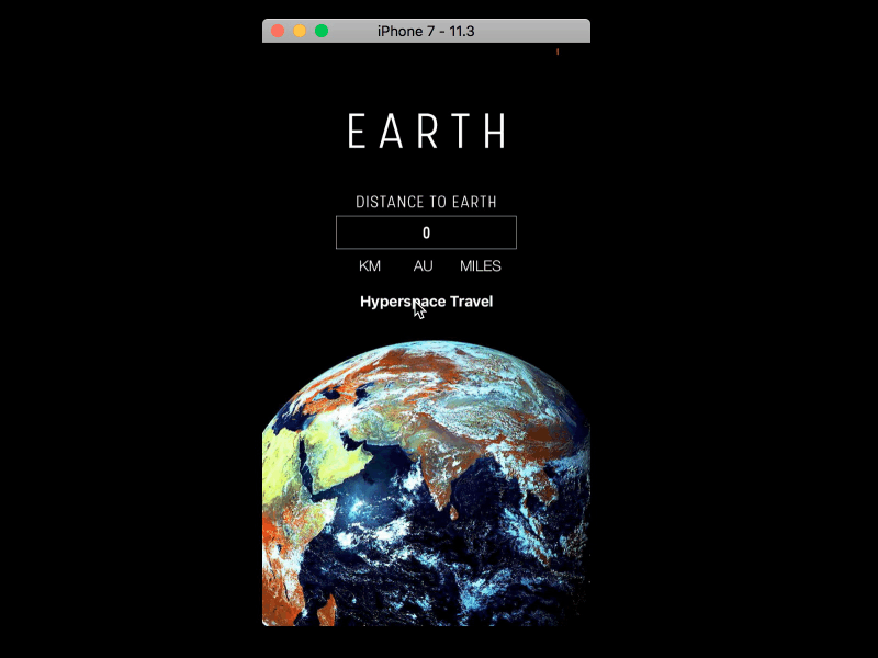 Explore app astronomy interplanetary planet project space swift xcode