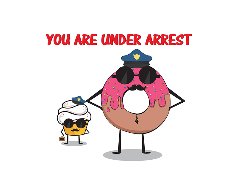 You Are Under Arrest By Ankita Singh On Dribbble