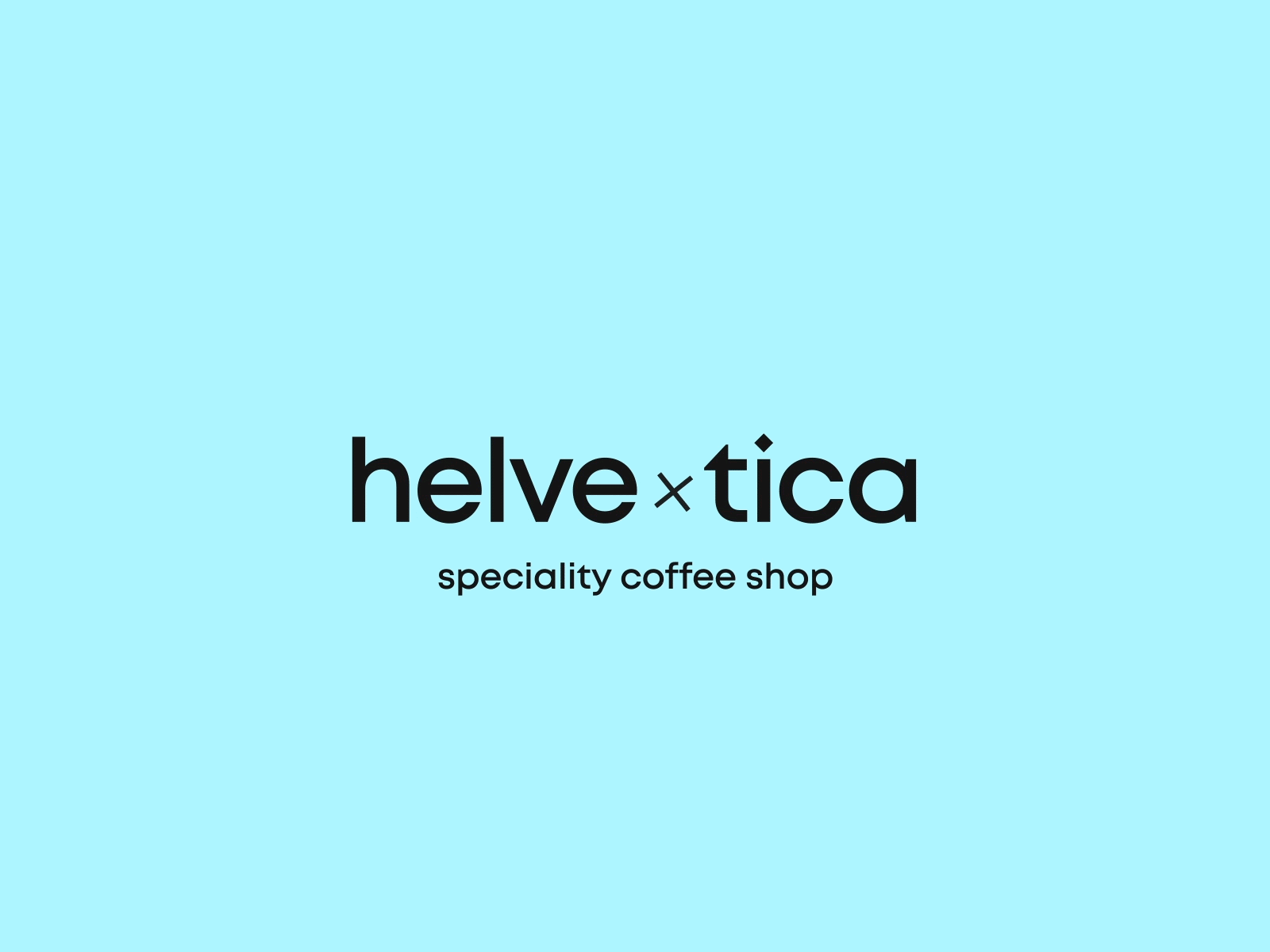 Helvetica Speciality Coffee Brand