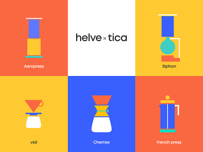 Helvetica Coffee Brand
