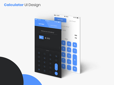 Calclulator UI Design app application calculator calculator ui counter design dribbble screen ui ux