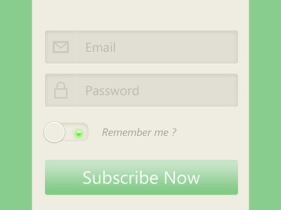 Subscribe Now design screen subscribe ui