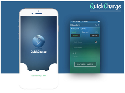 QuickCharge Application application design quickcharge ui ux