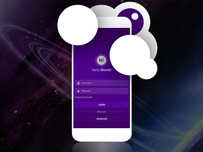 Hello World! design hello login ui ux world