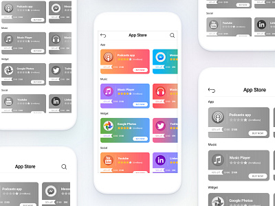 App Store Re-design app redesign store