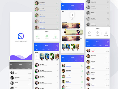 WhatsApp Re-design redesign ui ux whatsapp