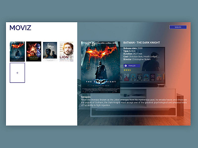 Moviz movie movie application movie sites movie trailers website