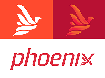 Team Phoenix bird fire flames logo phoenix scrum sprint